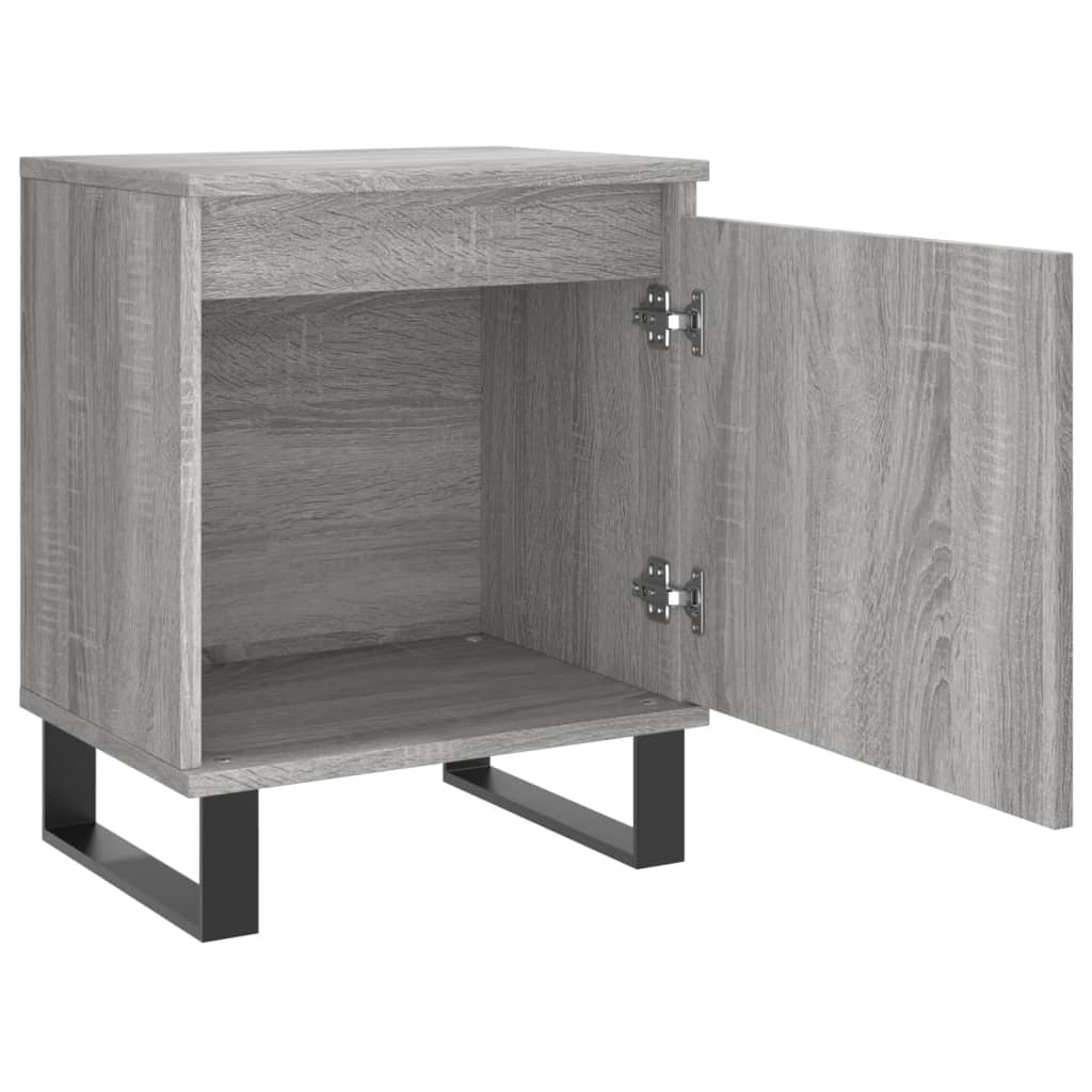Nachttisch Grau Sonoma 40x30x50 cm Holzwerkstoff - Pazzar.ch
