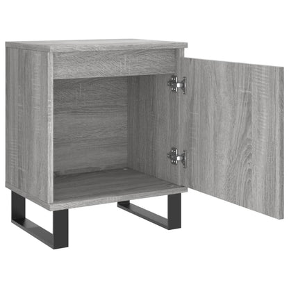 Nachttisch Grau Sonoma 40x30x50 cm Holzwerkstoff - Pazzar.ch