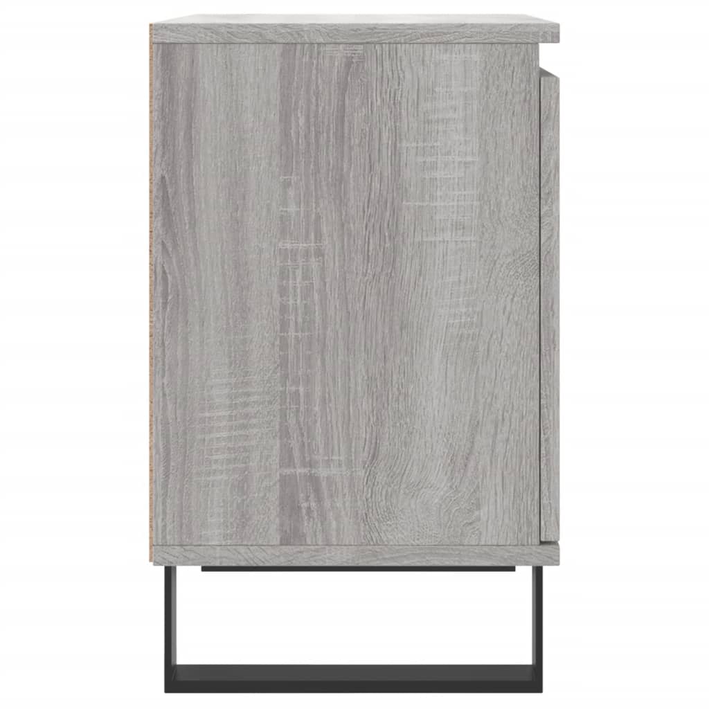 Nachttisch Grau Sonoma 40x30x50 cm Holzwerkstoff - Pazzar.ch