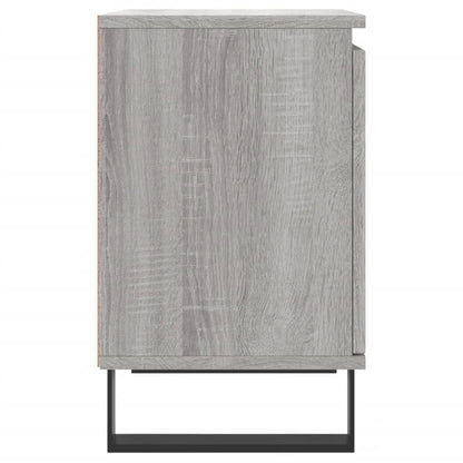 Nachttisch Grau Sonoma 40x30x50 cm Holzwerkstoff - Pazzar.ch