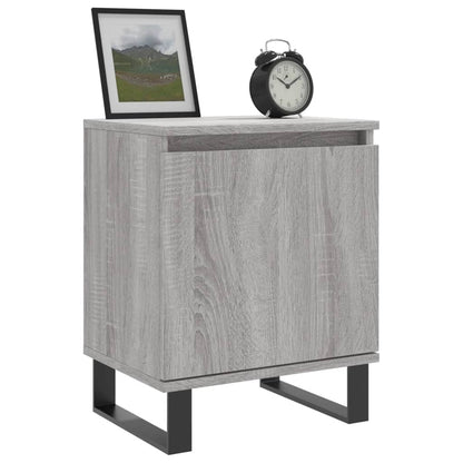 Nachttische 2 Stk. Grau Sonoma 40x30x50 cm Holzwerkstoff - Pazzar.ch