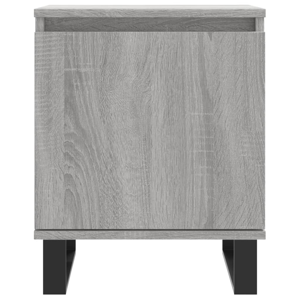 Nachttische 2 Stk. Grau Sonoma 40x30x50 cm Holzwerkstoff - Pazzar.ch