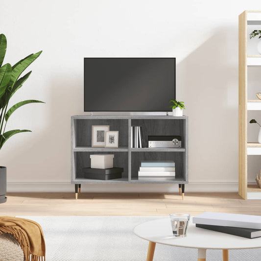 TV-Schrank Grau Sonoma 69,5x30x50 cm Holzwerkstoff - Pazzar.ch