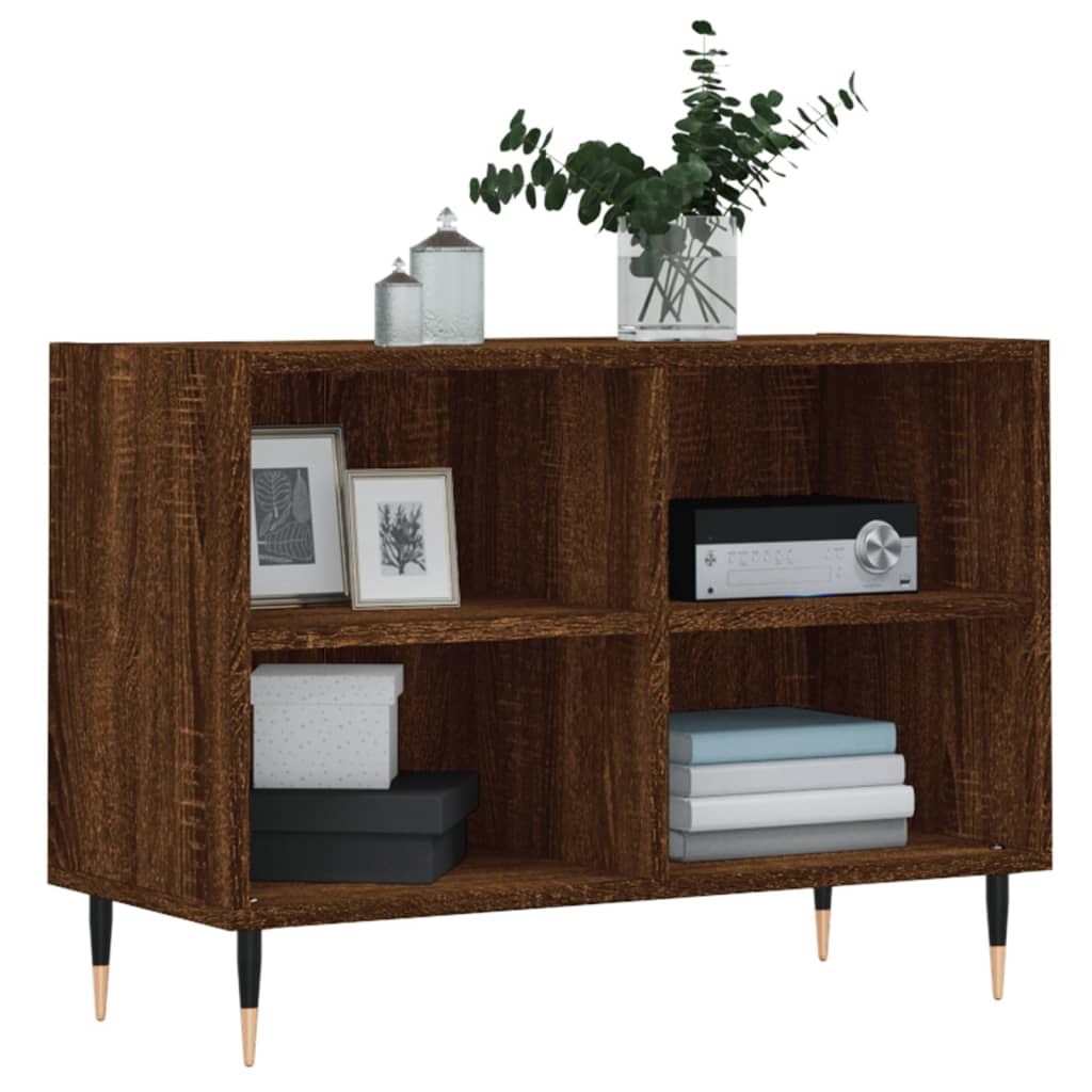 TV-Schrank Braun Eichen-Optik 69,5x30x50 cm Holzwerkstoff - Pazzar.ch