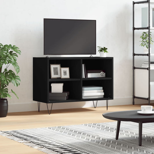 TV-Schrank Schwarz 69,5x30x50 cm Holzwerkstoff - Pazzar.ch