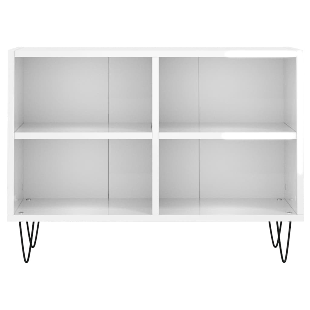 TV-Schrank Hochglanz-Weiß 69,5x30x50 cm Holzwerkstoff - Pazzar.ch