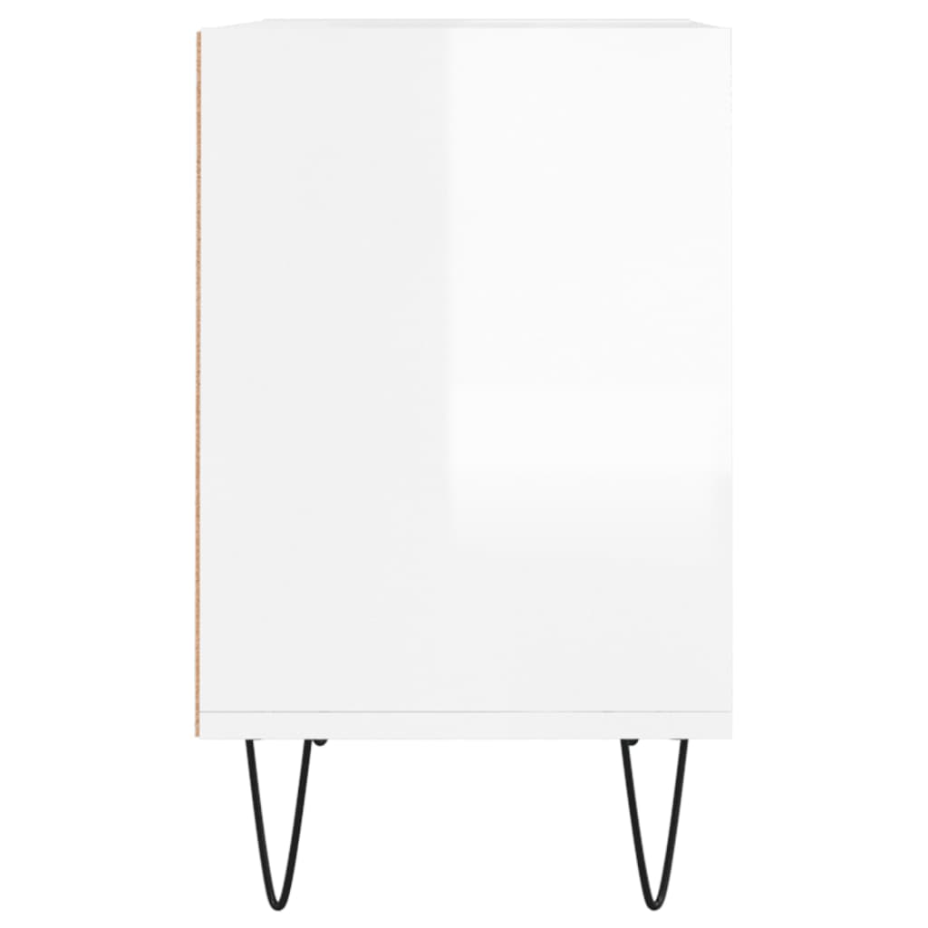 TV-Schrank Hochglanz-Weiß 69,5x30x50 cm Holzwerkstoff - Pazzar.ch
