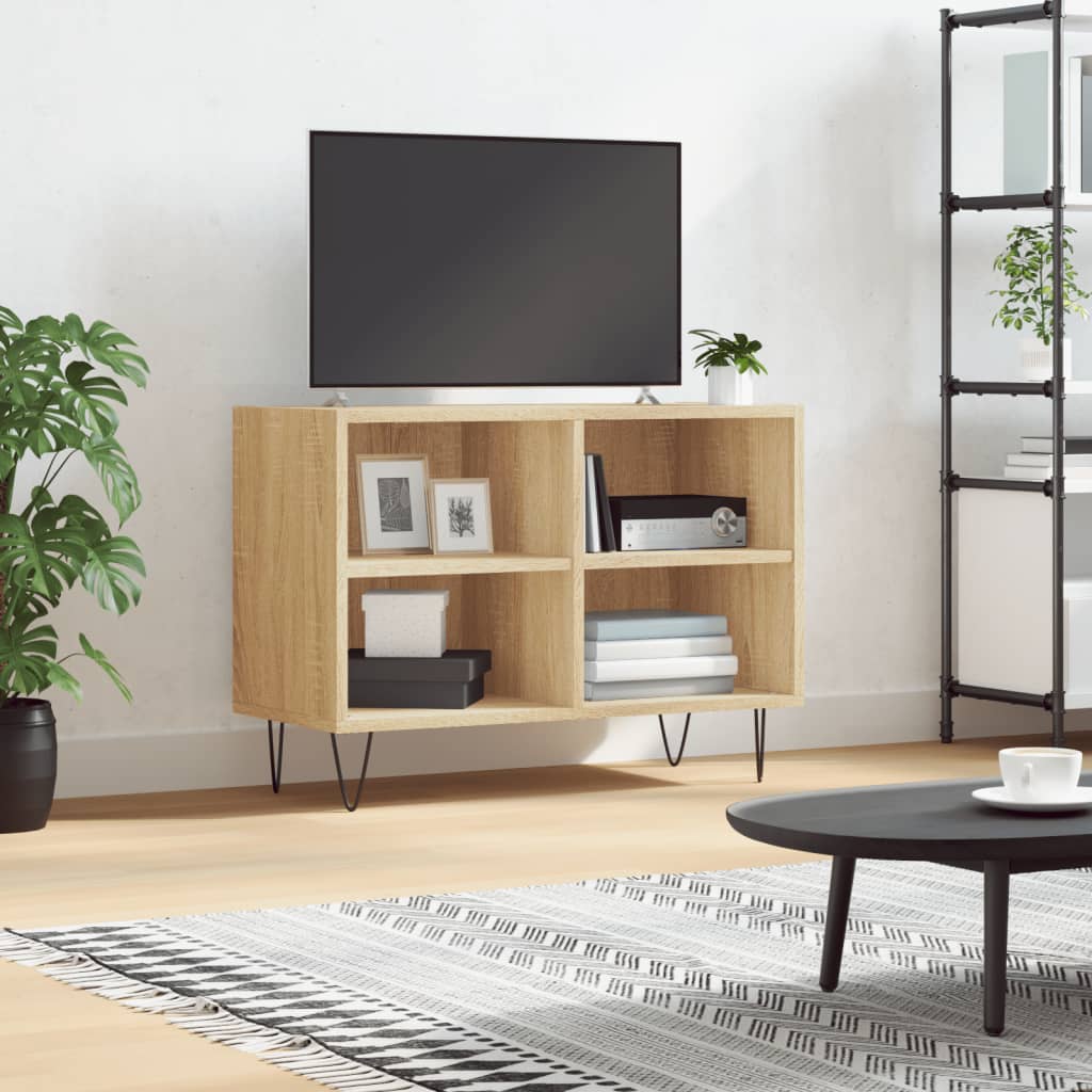 TV-Schrank Sonoma-Eiche 69,5x30x50 cm Holzwerkstoff - Pazzar.ch