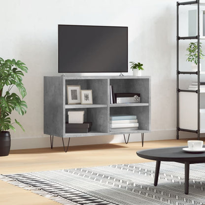 TV-Schrank Betongrau 69,5x30x50 cm Holzwerkstoff - Pazzar.ch