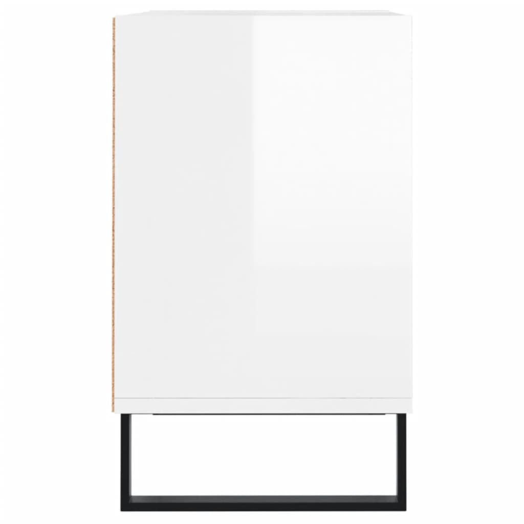 TV-Schrank Hochglanz-Weiß 103,5x30x50 cm Holzwerkstoff - Pazzar.ch