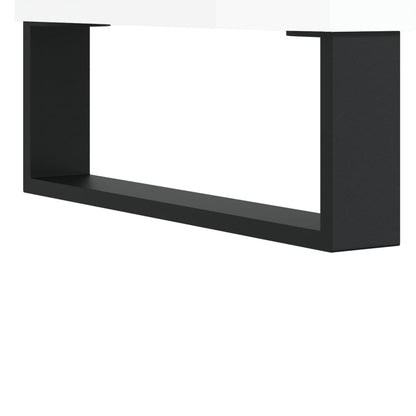 TV-Schrank Hochglanz-Weiß 103,5x30x50 cm Holzwerkstoff - Pazzar.ch