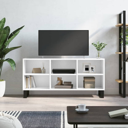 TV-Schrank Hochglanz-Weiß 103,5x30x50 cm Holzwerkstoff - Pazzar.ch