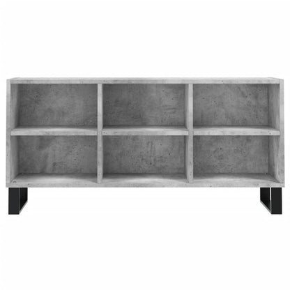 TV-Schrank Betongrau 103,5x30x50 cm Holzwerkstoff - Pazzar.ch
