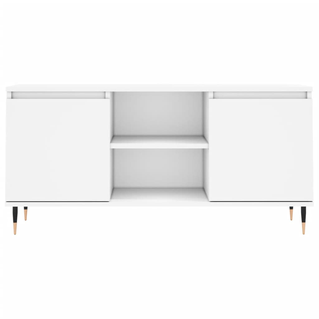 TV-Schrank Weiß 104x35x50 cm Holzwerkstoff - Pazzar.ch