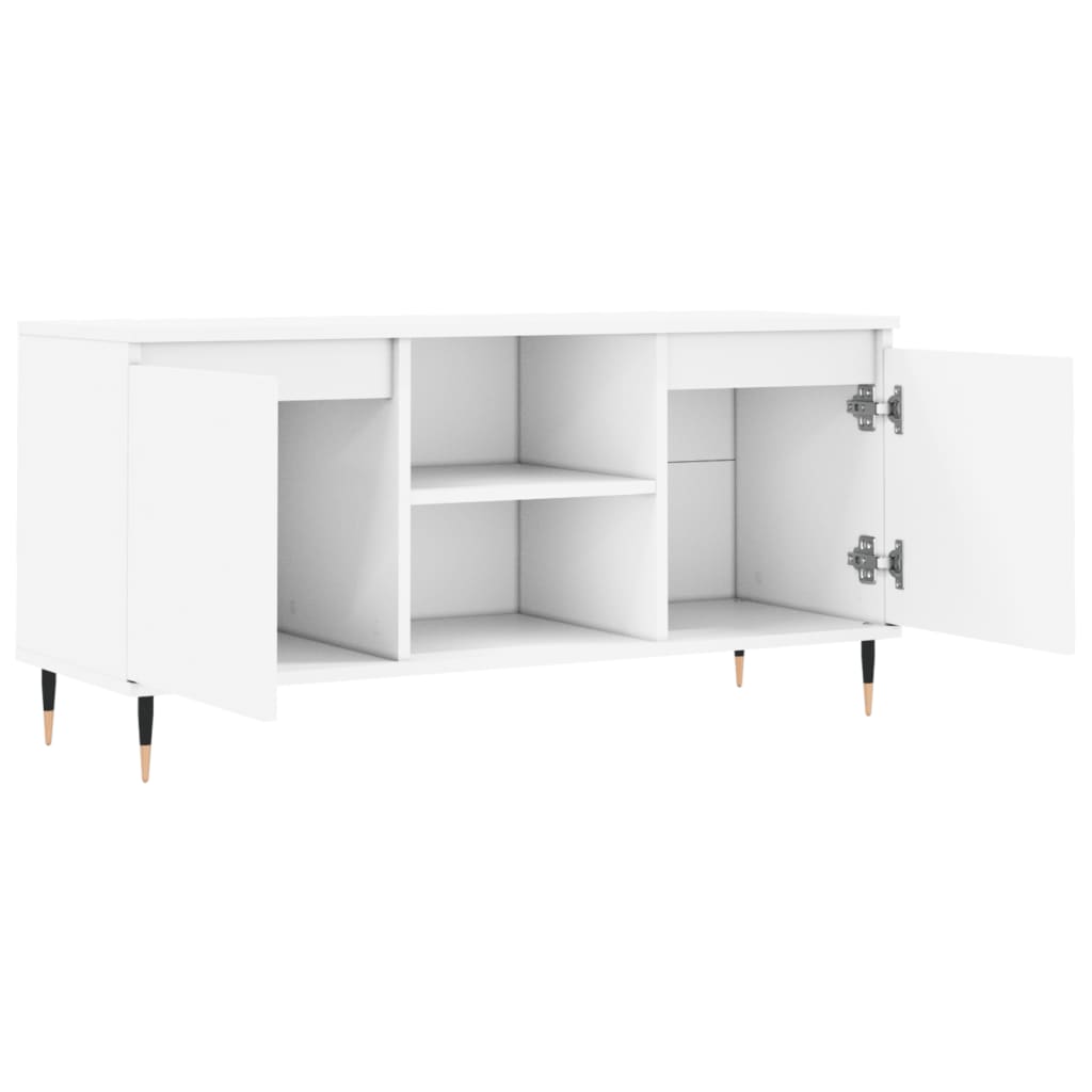 TV-Schrank Weiß 104x35x50 cm Holzwerkstoff - Pazzar.ch