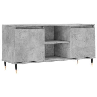 TV-Schrank Betongrau 104x35x50 cm Holzwerkstoff - Pazzar.ch