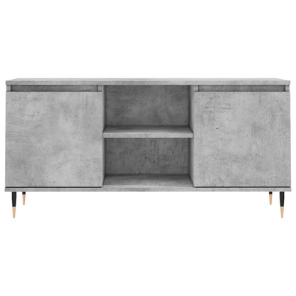 TV-Schrank Betongrau 104x35x50 cm Holzwerkstoff - Pazzar.ch