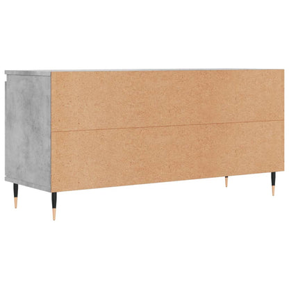 TV-Schrank Betongrau 104x35x50 cm Holzwerkstoff - Pazzar.ch