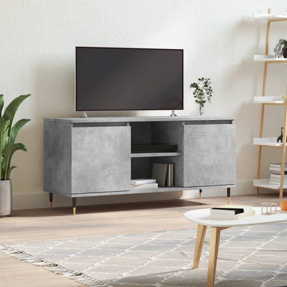 TV-Schrank Betongrau 104x35x50 cm Holzwerkstoff - Pazzar.ch