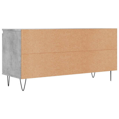 TV-Schrank Betongrau 104x35x50 cm Holzwerkstoff - Pazzar.ch