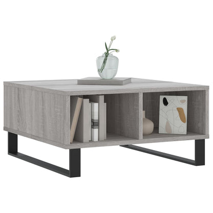 Couchtisch Grau Sonoma 60x60x30 cm Holzwerkstoff - Pazzar.ch