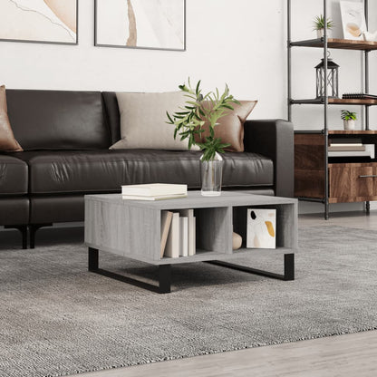 Couchtisch Grau Sonoma 60x60x30 cm Holzwerkstoff - Pazzar.ch