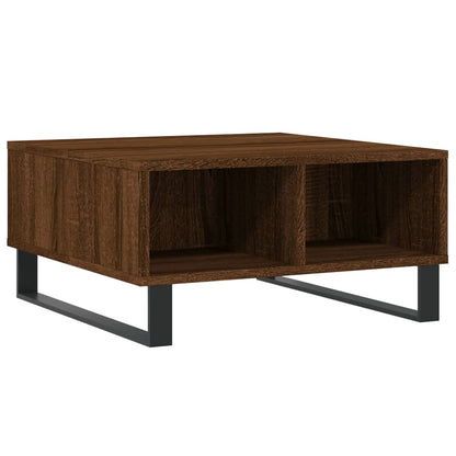 Couchtisch Braun Eichen-Optik 60x60x30 cm Holzwerkstoff - Pazzar.ch