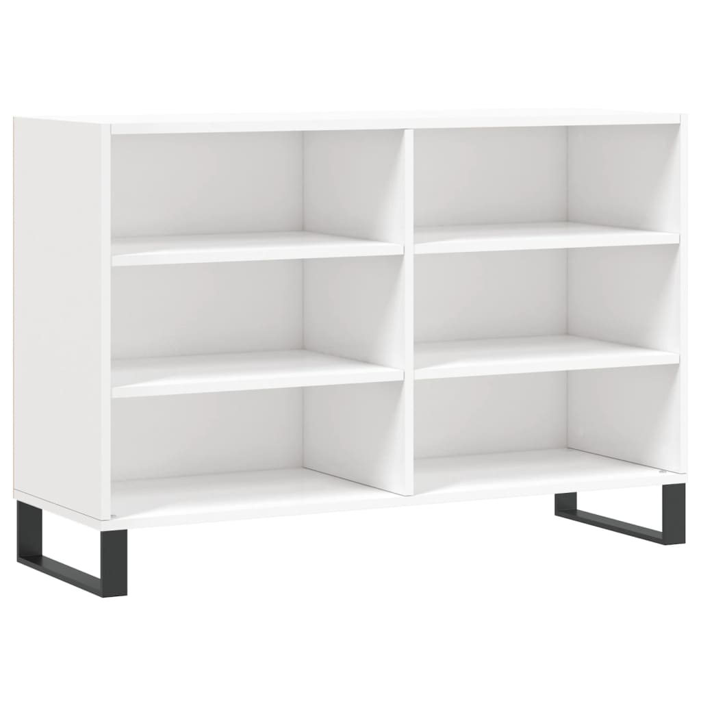 Sideboard Hochglanz-Weiß 103,5x35x70 cm Holzwerkstoff - Pazzar.ch