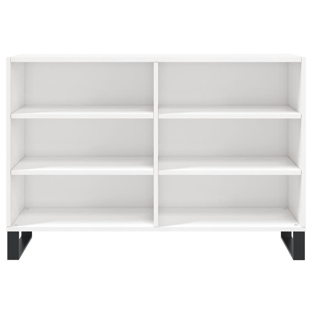 Sideboard Hochglanz-Weiß 103,5x35x70 cm Holzwerkstoff - Pazzar.ch