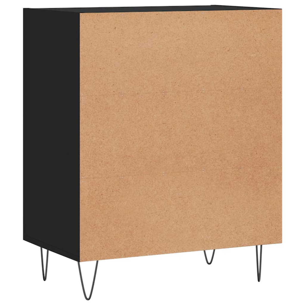 Sideboard Schwarz 57x35x70 cm Holzwerkstoff - Pazzar.ch