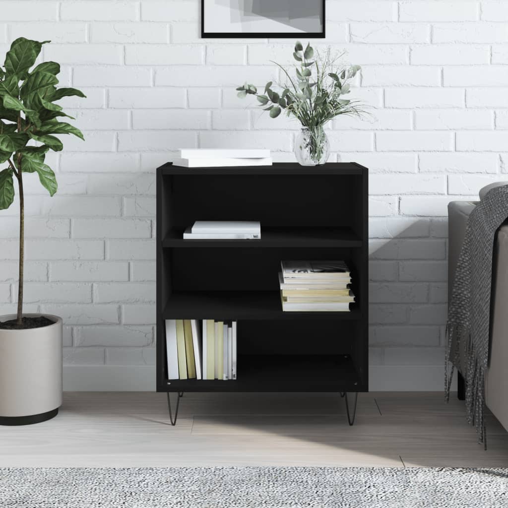 Sideboard Schwarz 57x35x70 cm Holzwerkstoff - Pazzar.ch