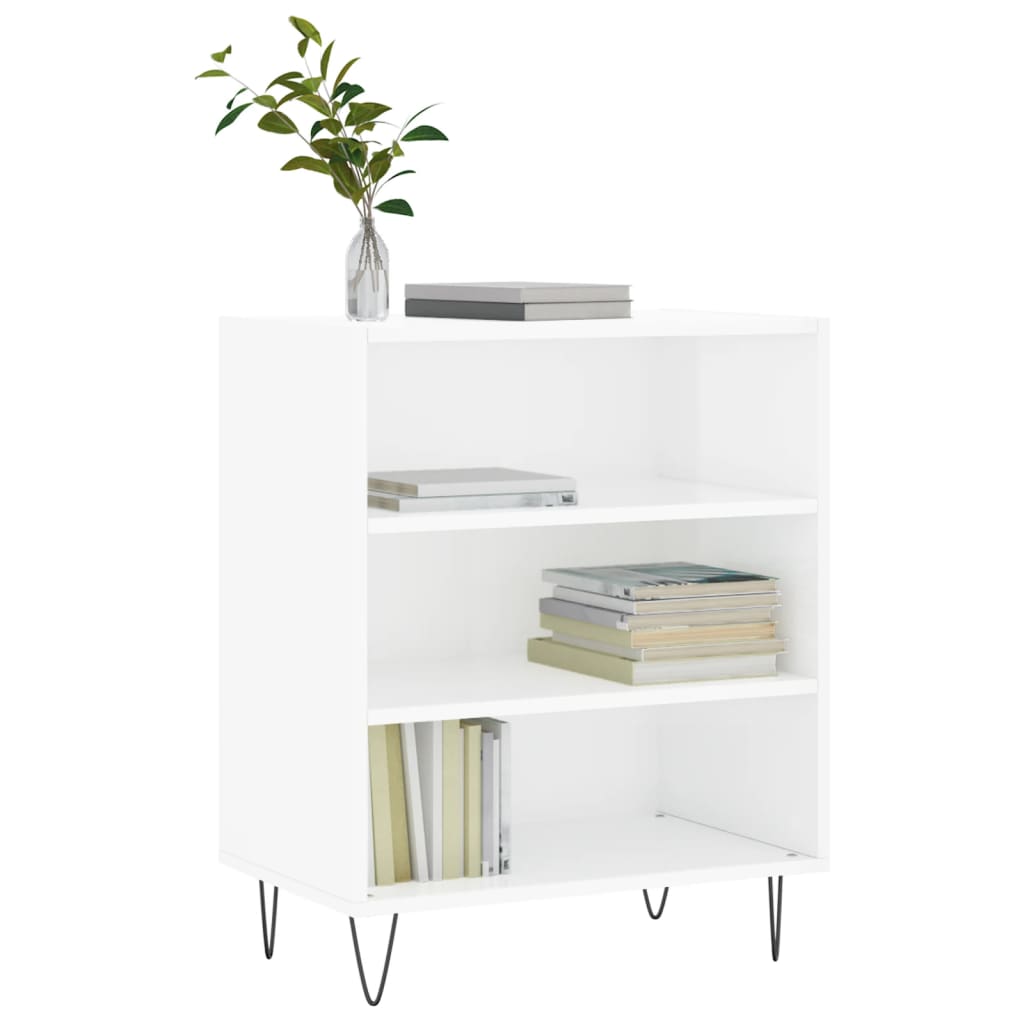 Sideboard Hochglanz-Weiß 57x35x70 cm Holzwerkstoff - Pazzar.ch
