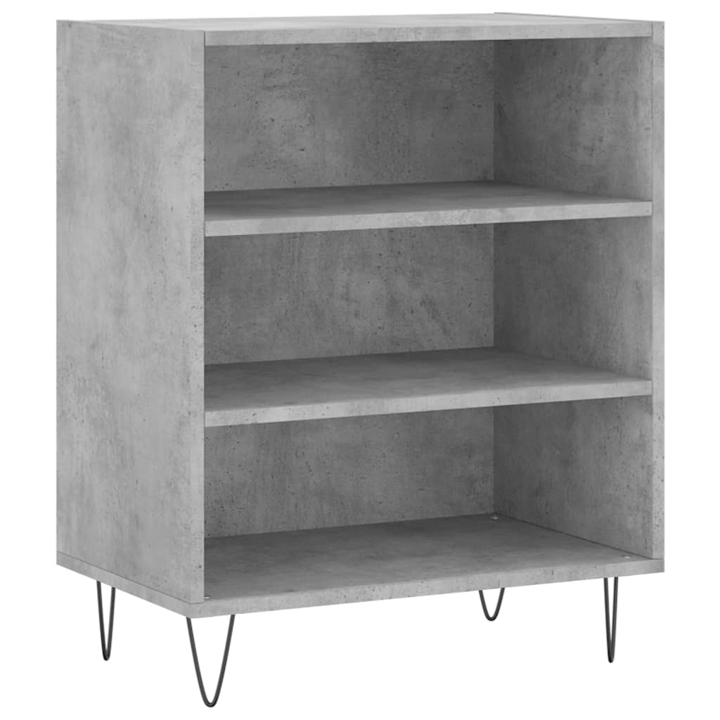 Sideboard Betongrau 57x35x70 cm Holzwerkstoff - Pazzar.ch