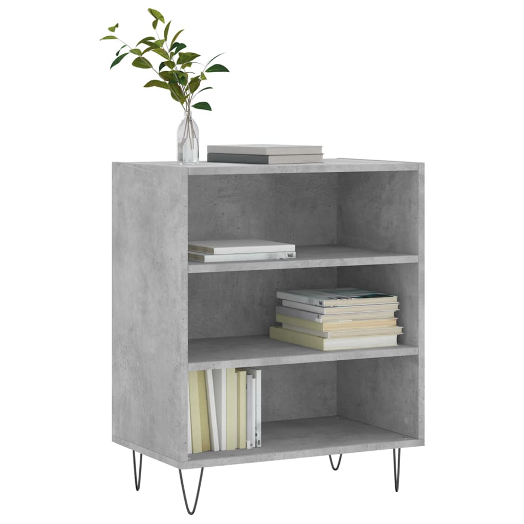 Sideboard Betongrau 57x35x70 cm Holzwerkstoff - Pazzar.ch