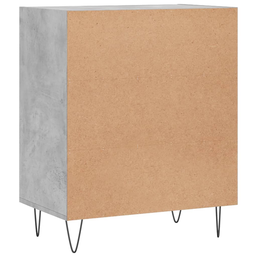 Sideboard Betongrau 57x35x70 cm Holzwerkstoff - Pazzar.ch
