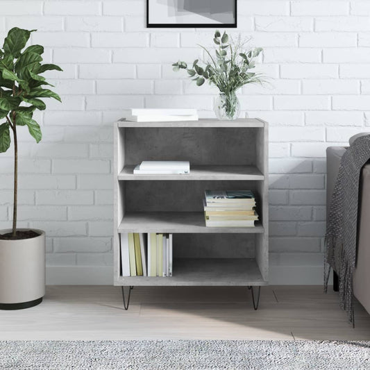 Sideboard Betongrau 57x35x70 cm Holzwerkstoff - Pazzar.ch