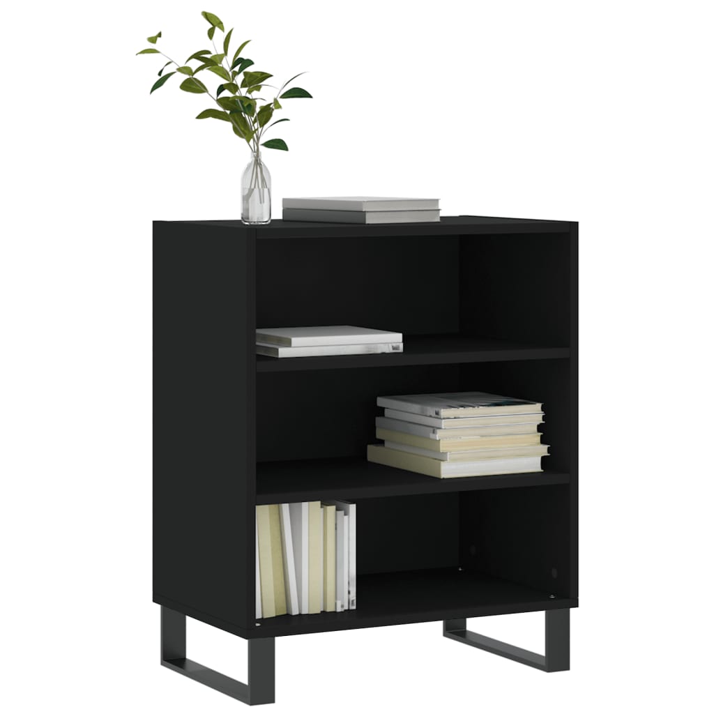 Sideboard Schwarz 57x35x70 cm Holzwerkstoff - Pazzar.ch