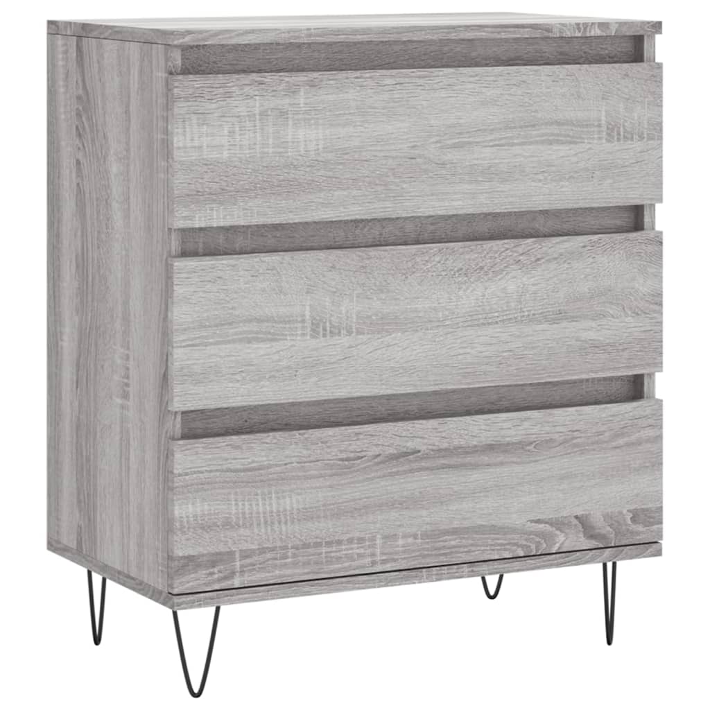 Sideboard Grau Sonoma 60x35x70 cm Holzwerkstoff - Pazzar.ch