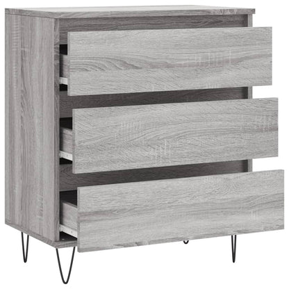 Sideboard Grau Sonoma 60x35x70 cm Holzwerkstoff - Pazzar.ch