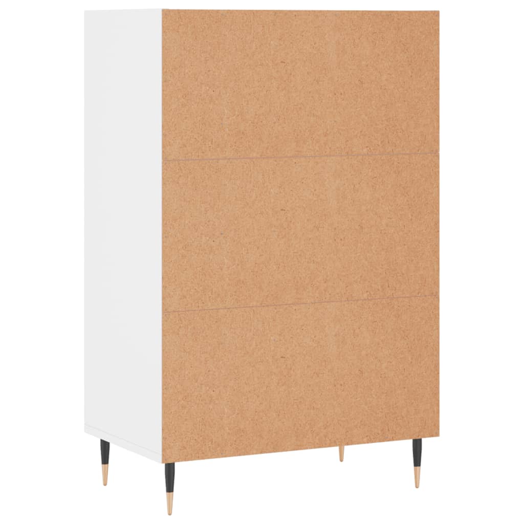Highboard Weiß 57x35x90 cm Holzwerkstoff - Pazzar.ch