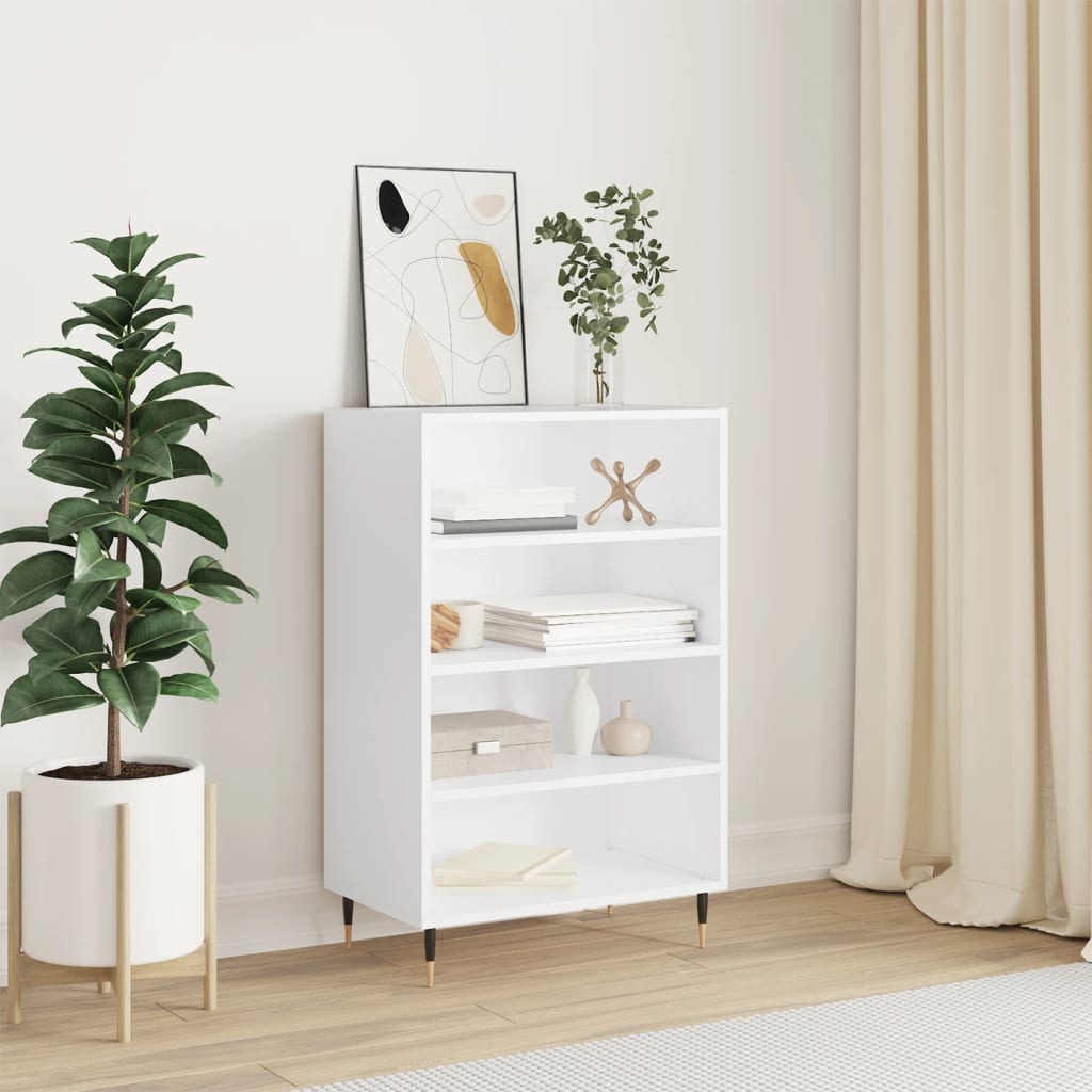 Highboard Weiß 57x35x90 cm Holzwerkstoff - Pazzar.ch