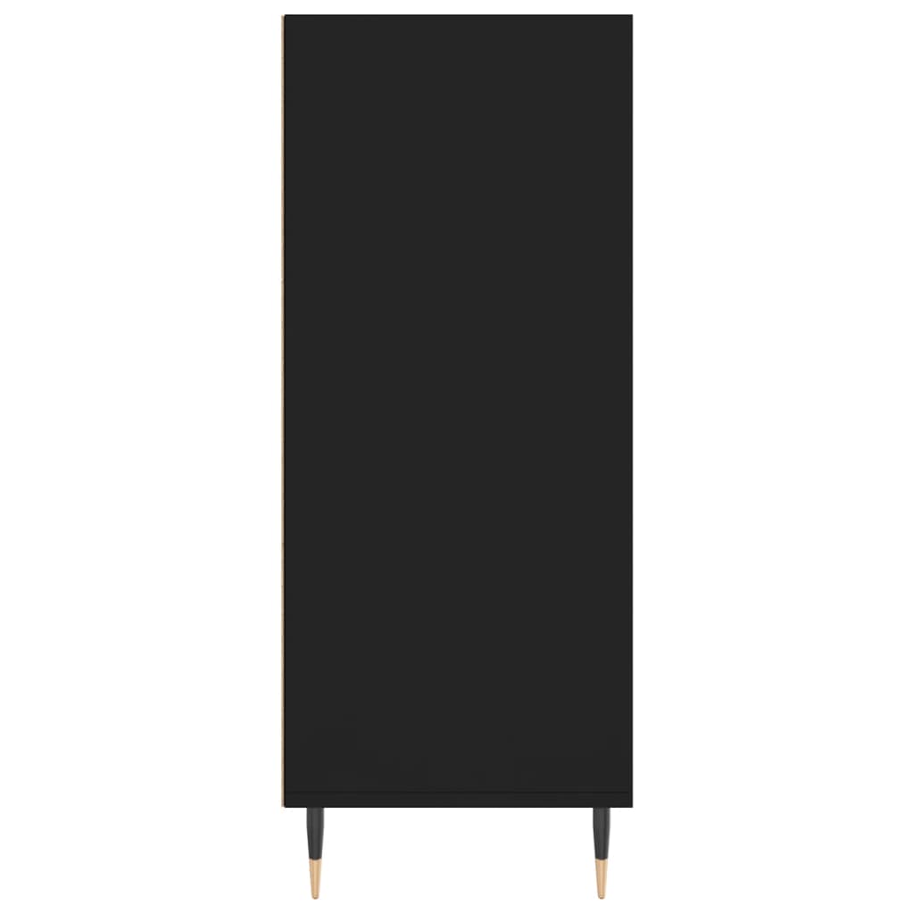 Highboard Schwarz 57x35x90 cm Holzwerkstoff - Pazzar.ch