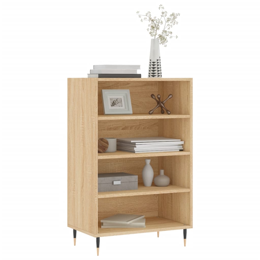 Highboard Sonoma-Eiche 57x35x90 cm Holzwerkstoff - Pazzar.ch