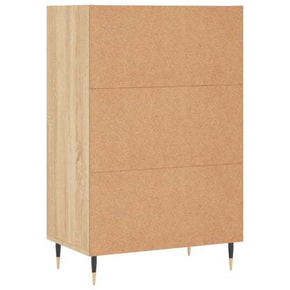 Highboard Sonoma-Eiche 57x35x90 cm Holzwerkstoff - Pazzar.ch