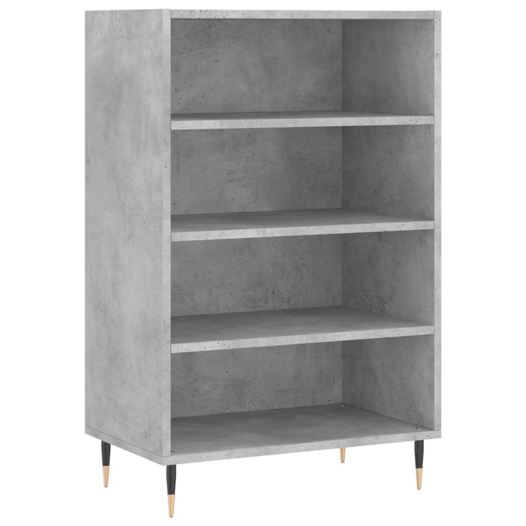 Highboard Betongrau 57x35x90 cm Holzwerkstoff - Pazzar.ch