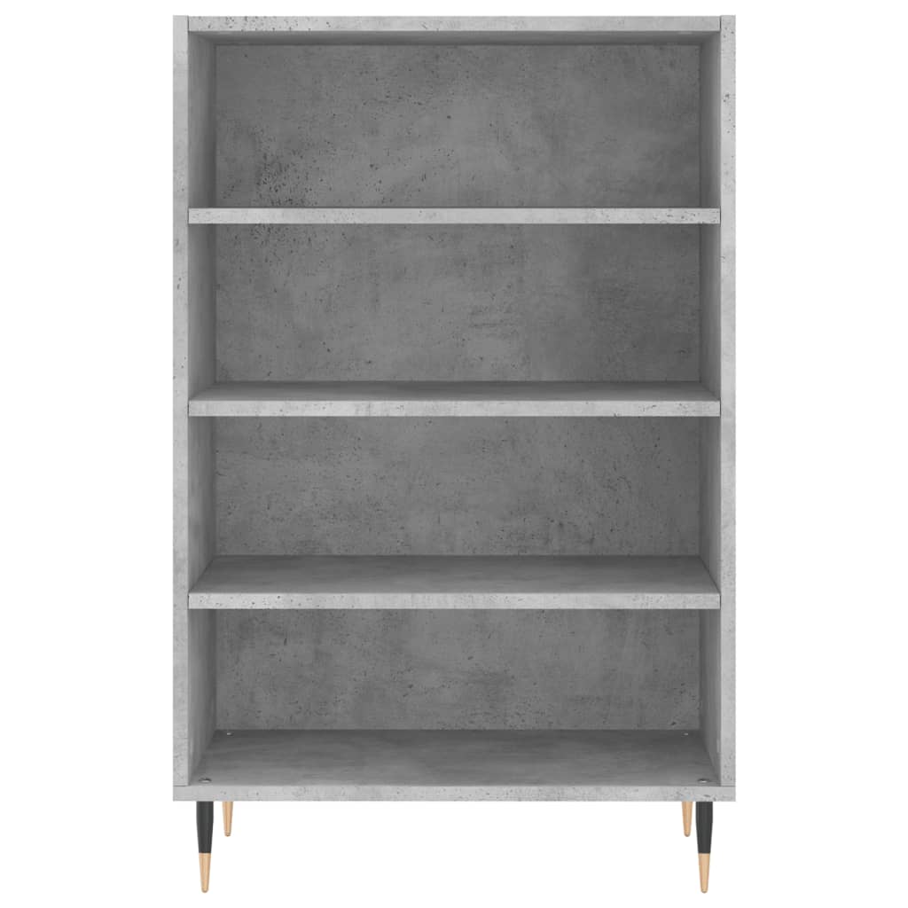 Highboard Betongrau 57x35x90 cm Holzwerkstoff - Pazzar.ch