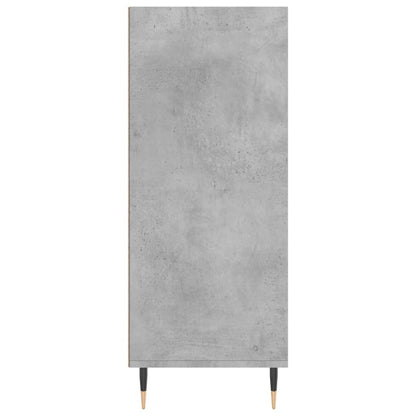 Highboard Betongrau 57x35x90 cm Holzwerkstoff - Pazzar.ch