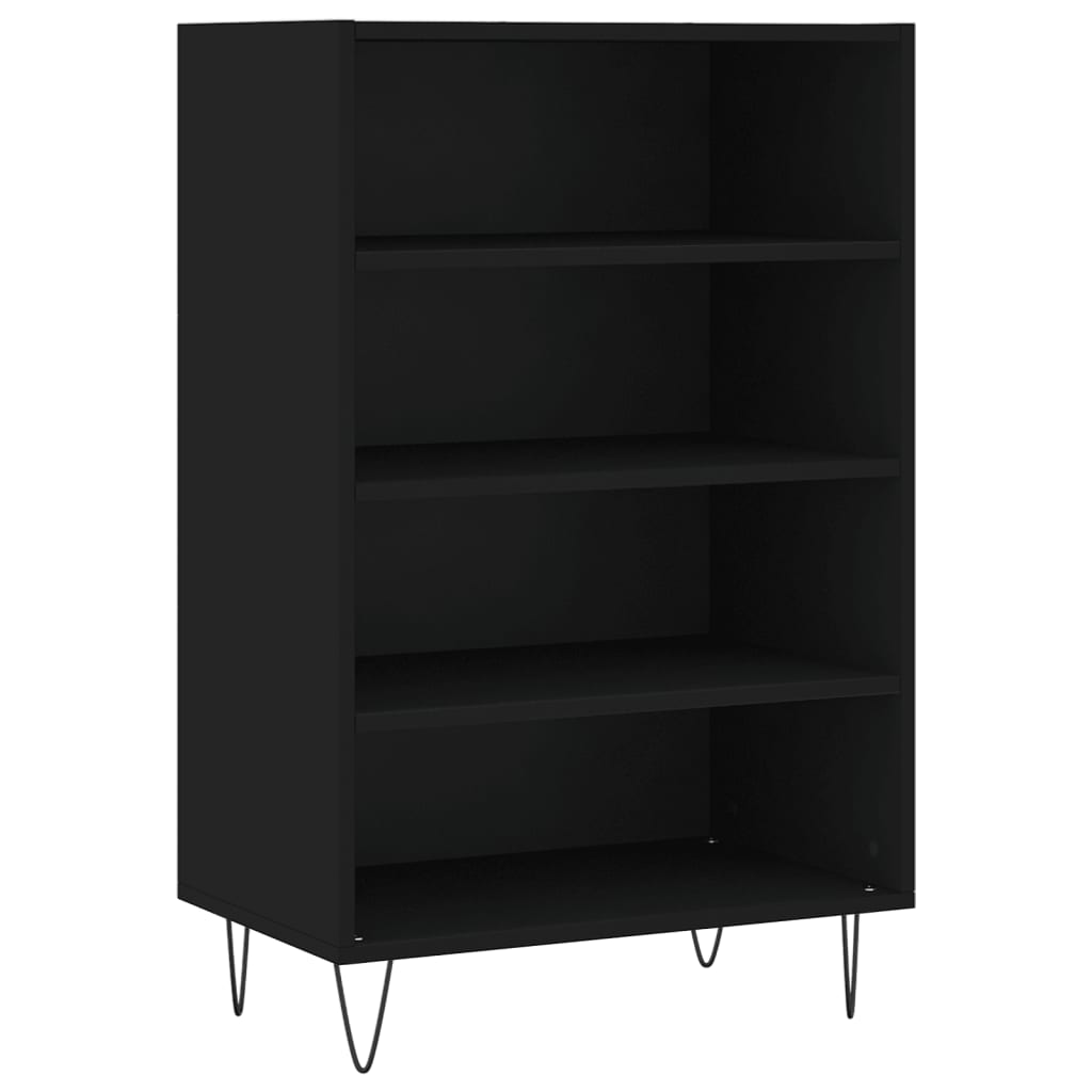 Highboard Schwarz 57x35x90 cm Holzwerkstoff - Pazzar.ch