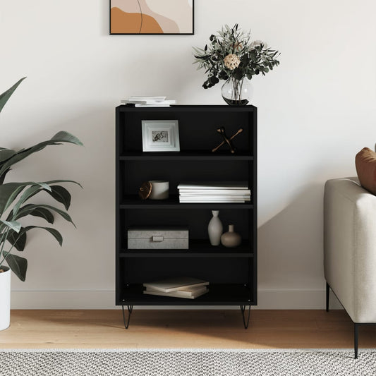 Highboard Schwarz 57x35x90 cm Holzwerkstoff - Pazzar.ch