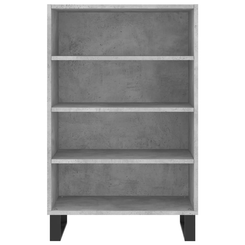 Highboard Betongrau 57x35x90 cm Holzwerkstoff - Pazzar.ch